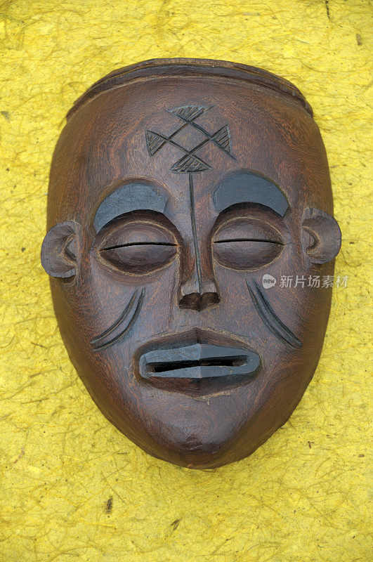 非洲的木制面具