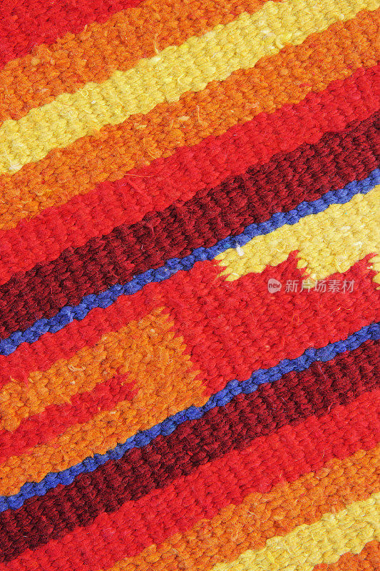 纳瓦霍毛毯地毯织物设计
