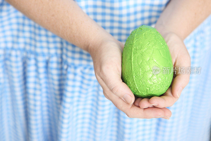 绿色的复活节彩蛋