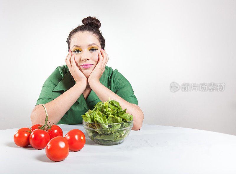 素食女配番茄