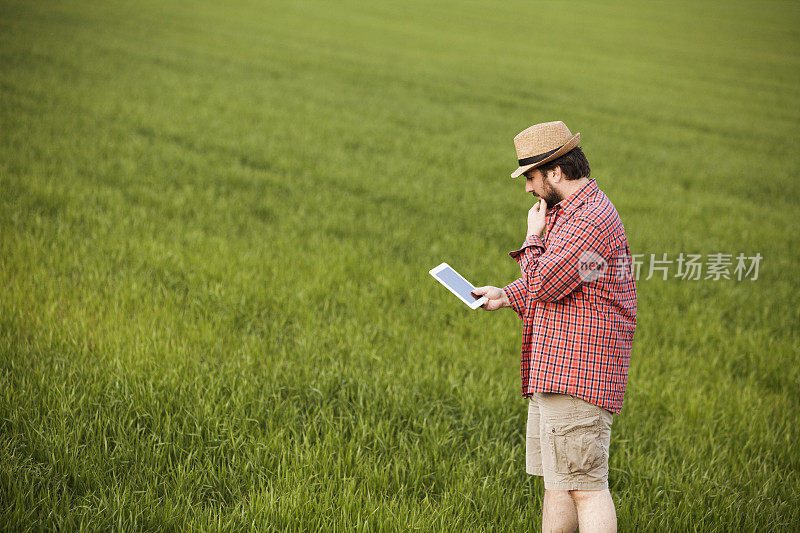 农夫与数字平板电脑