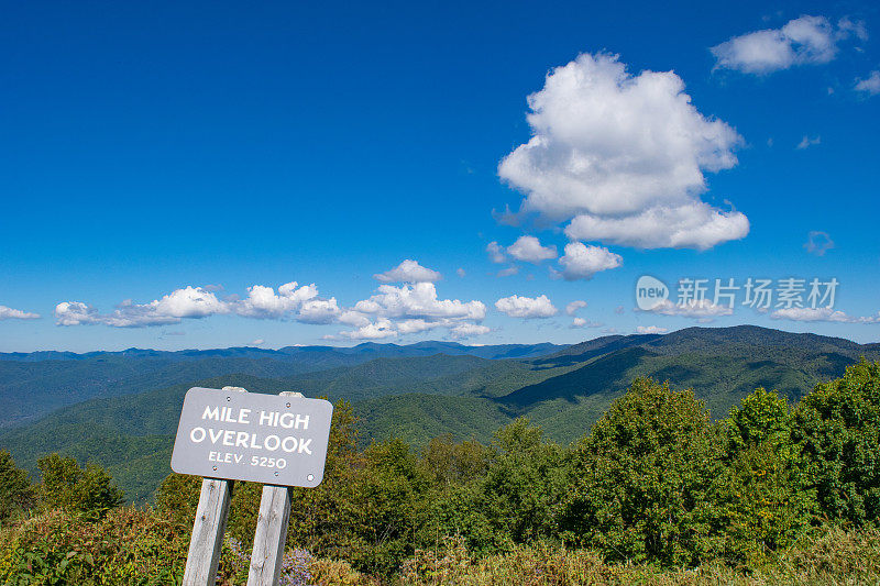 在蓝岭公园路的风景