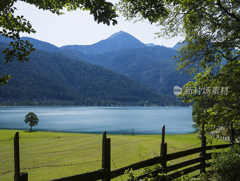 湖Achensee、奥地利