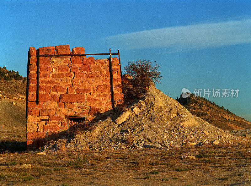 历史上1880年代的科罗拉多州莫里森石灰窑