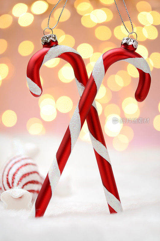糖果手杖圣诞装饰品