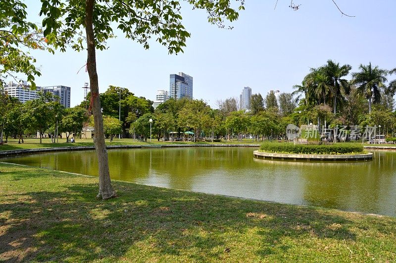 泰国曼谷的Lumpini公园