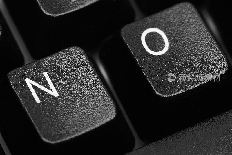 在黑色电脑键盘上的键盘上不能写