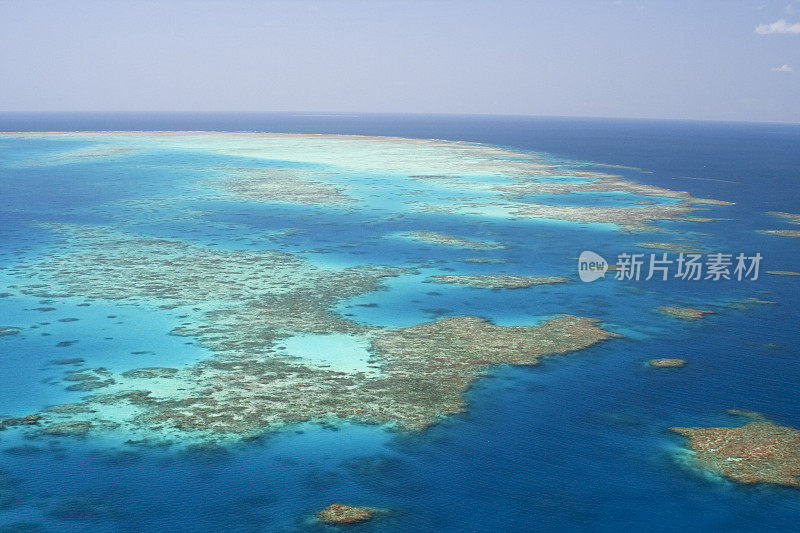 澳大利亚的大堡礁(高分辨率航拍)