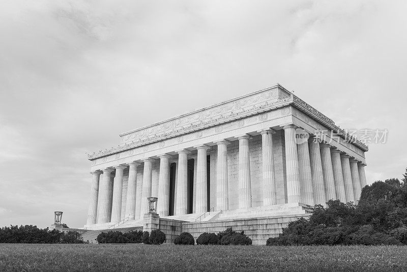 经典建筑林肯纪念堂美国华盛顿特区标志性建筑