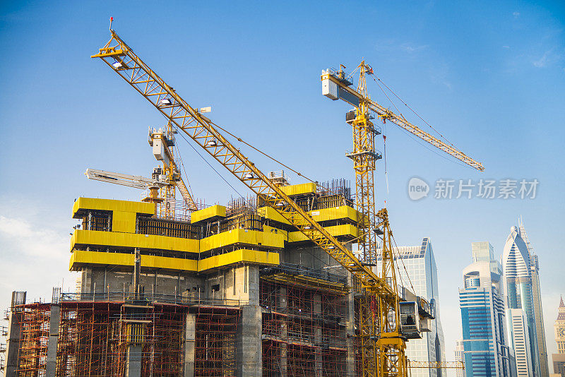 迪拜建筑工地