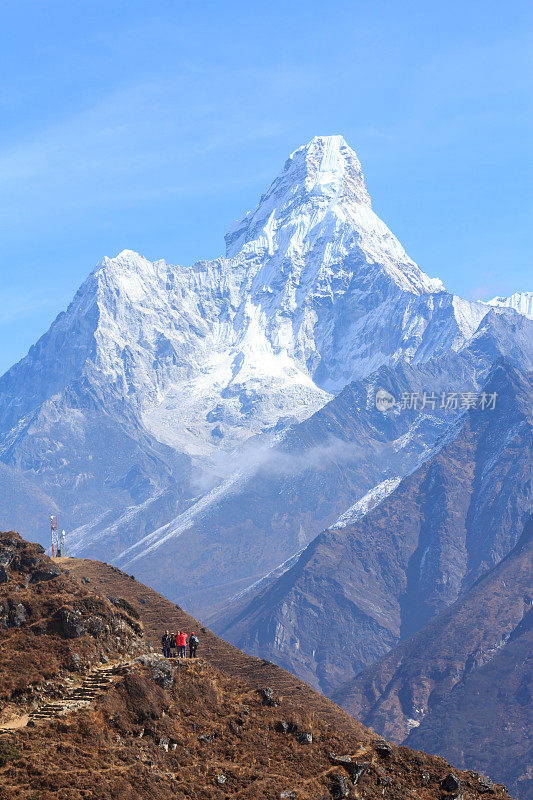 尼泊尔的喜马拉雅山脉