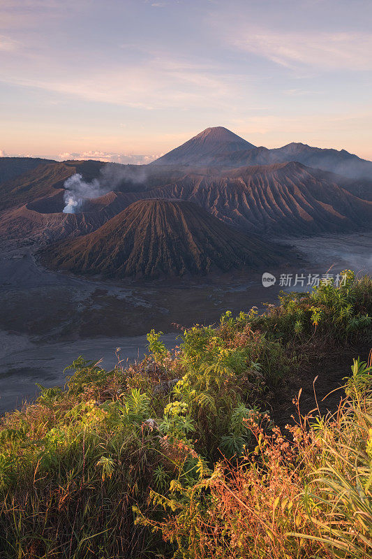 Bromo火山是印度尼西亚东爪哇腾格里山脉的一个活火山。