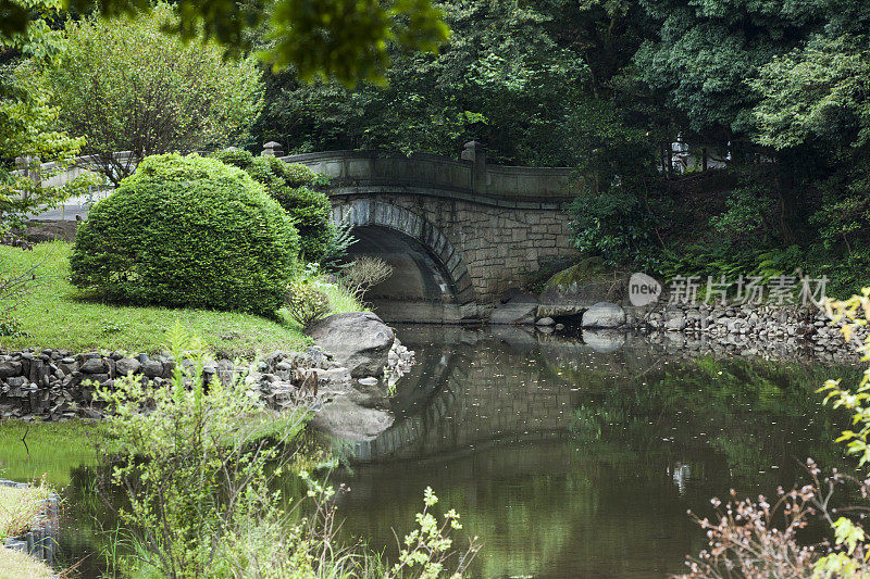 日本东京的城市公园