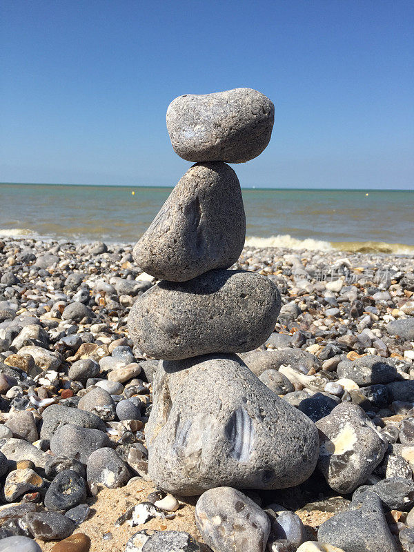平衡鹅卵石