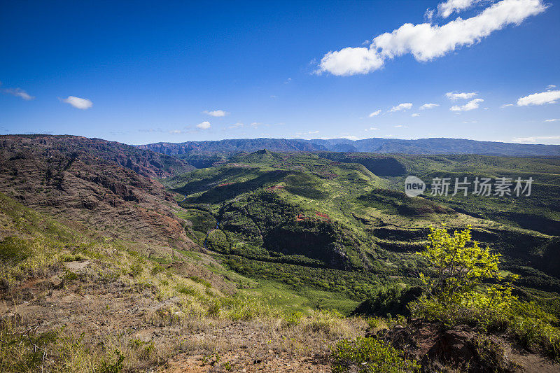 威美亚峡谷，考艾岛，夏威夷群岛