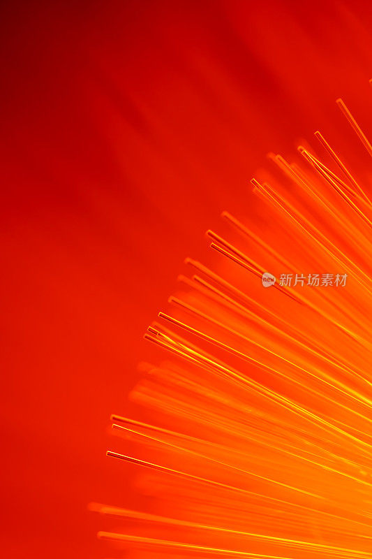 光纤抽象背景(红色)