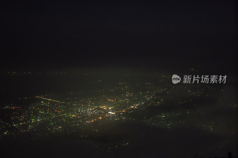 夜景来自布科山，Chichibu,Saitama