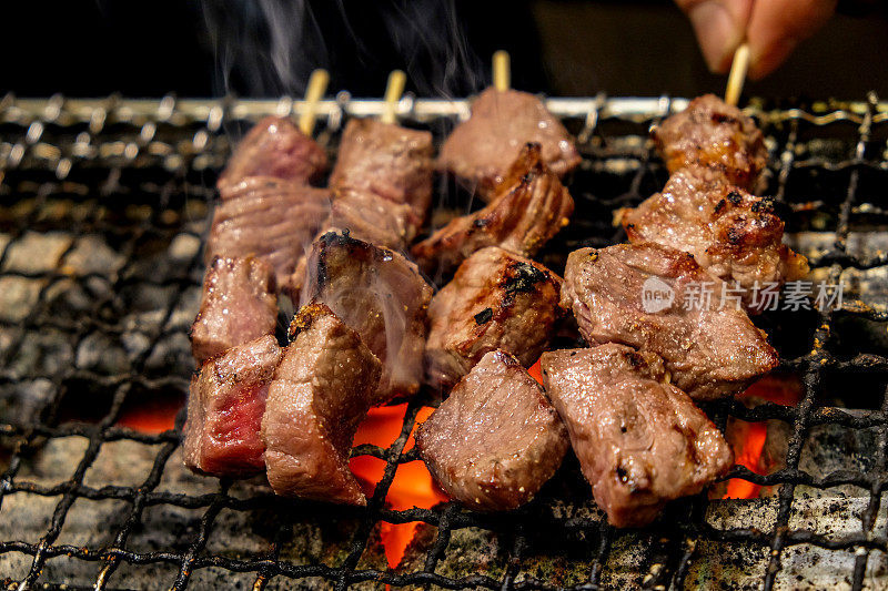 日本牛肉串