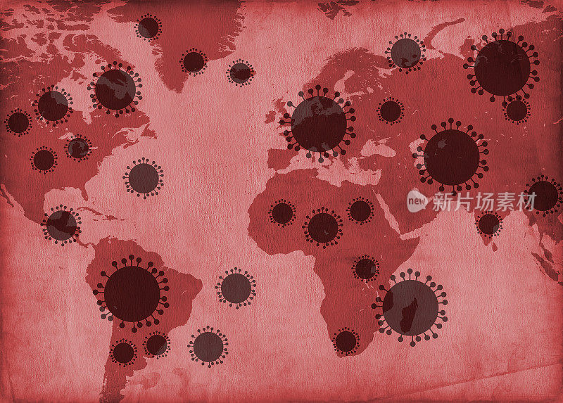 全球冠状病毒地图