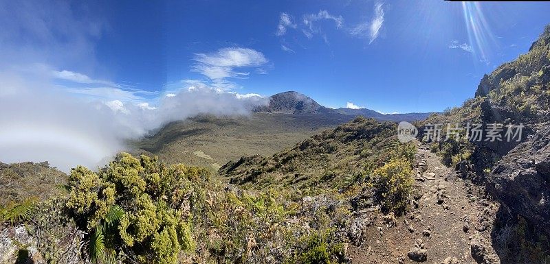 Haleakalā国家公园火山口和人行道