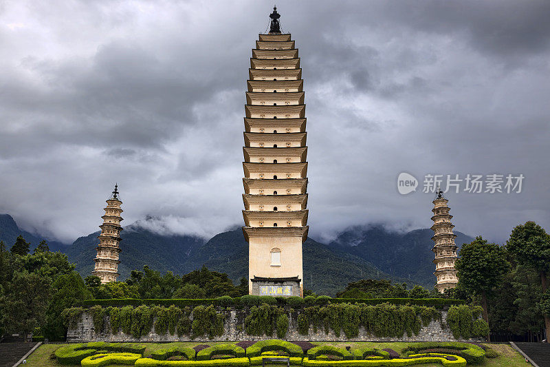 中国大理崇圣寺三塔