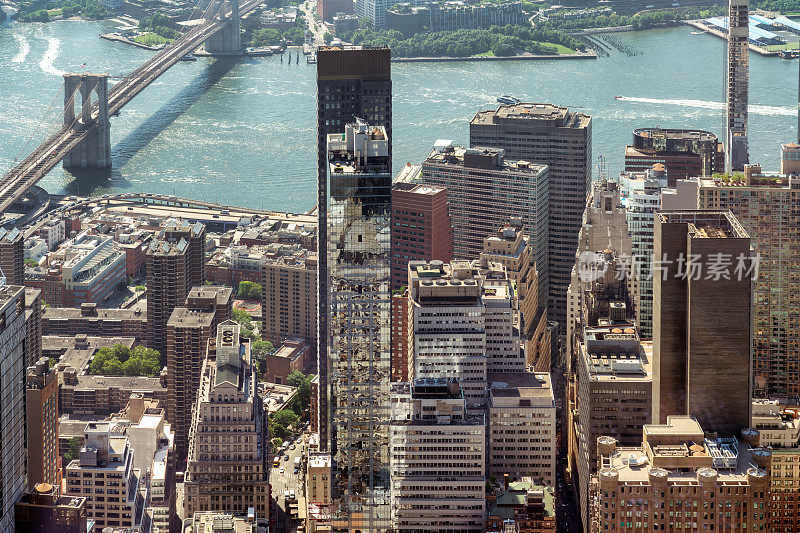 纽约市的城市景观和天际线