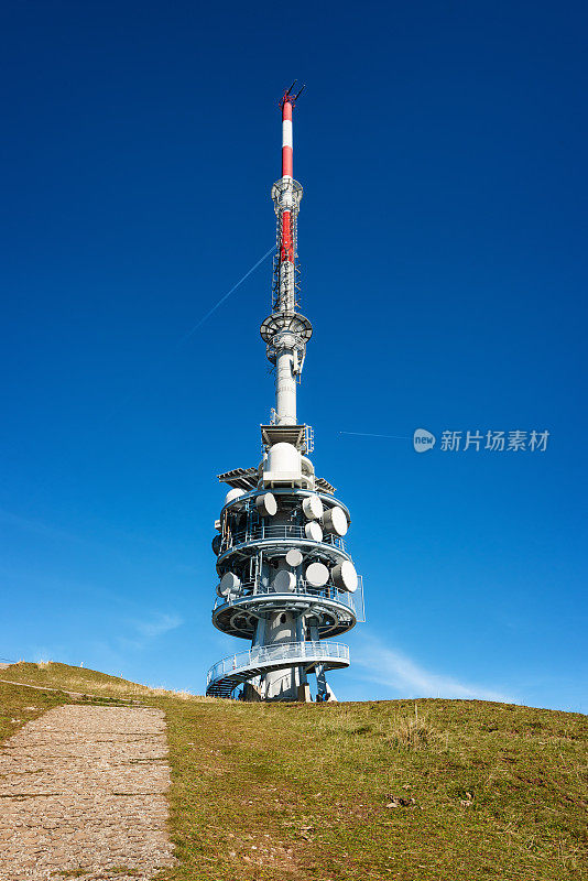 瑞士Rigi山上的通讯塔