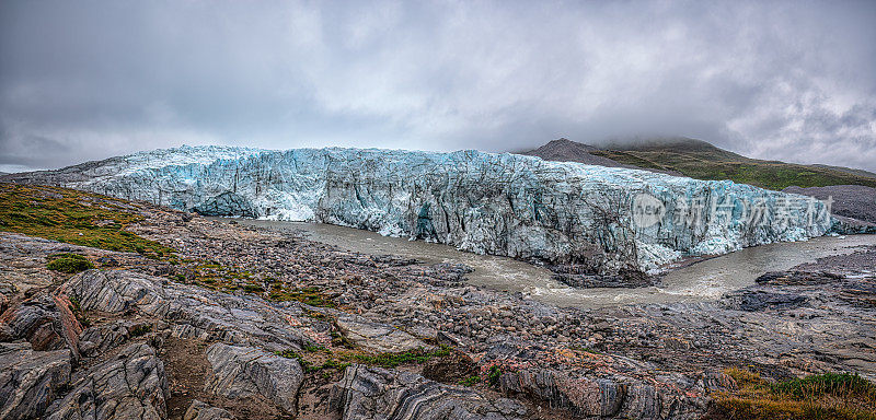 格陵兰岛拉塞尔冰川
