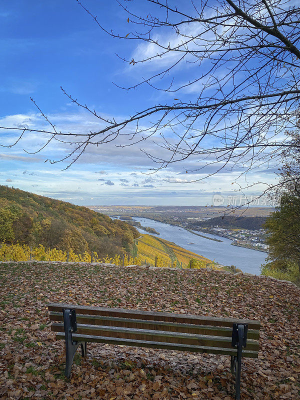德国莱茵河、莱茵高和莱茵黑森的风景观景台