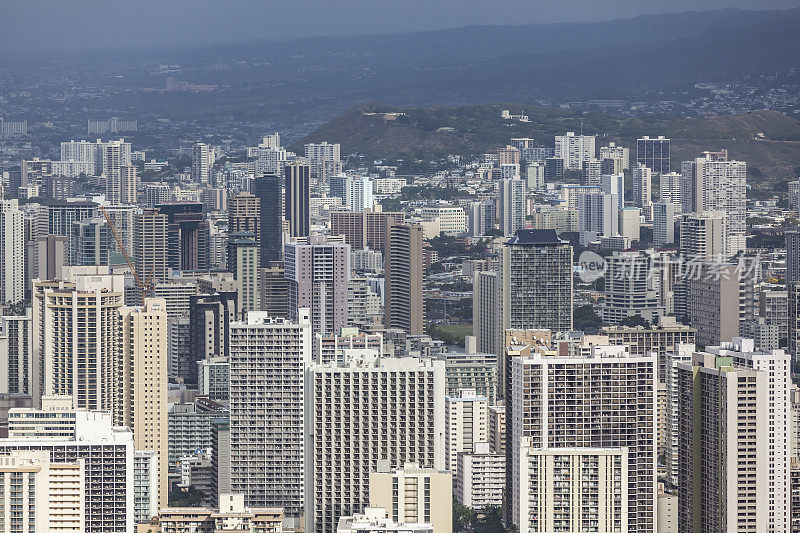 檀香山市，瓦胡岛，夏威夷