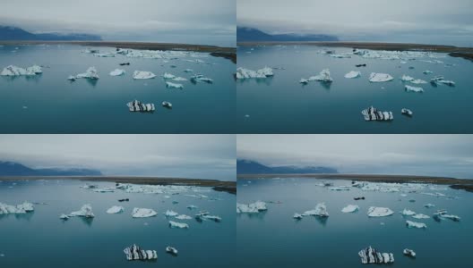 冰岛Jokulsarlon湖的风景高清在线视频素材下载