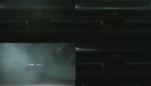 汽车在烟雾中行驶(幻影4k)高清在线视频素材下载