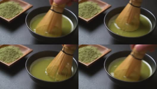制作抹茶绿茶高清在线视频素材下载