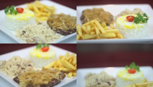 典型的巴西食品高清在线视频素材下载