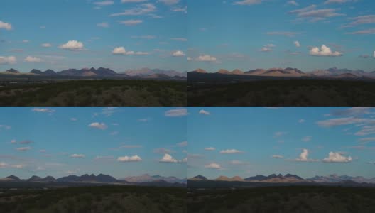 新墨西哥州的Las Cruces——圣安德烈斯山脉高清在线视频素材下载