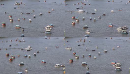 在湖上划船高清在线视频素材下载