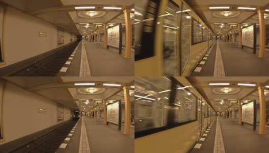 柏林地铁站 - 纳图尔昆德穆塞姆高清在线视频素材下载