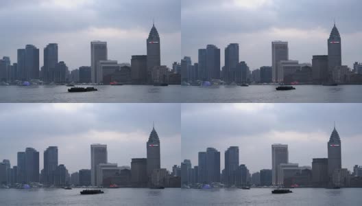 Real Time Shanghai Skyline /中国上海高清在线视频素材下载