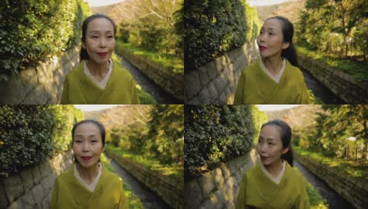 优雅的日本女人在日本京都高清在线视频素材下载