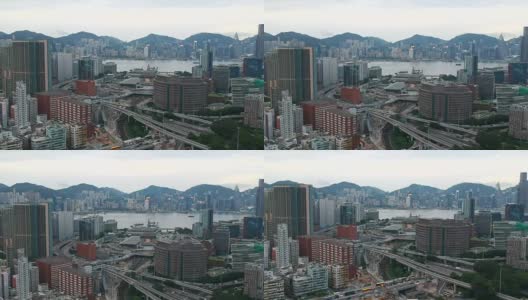 香港市中心，九龙以西高清在线视频素材下载