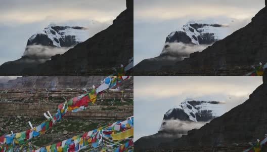 西藏，喜马拉雅山，冈仁波齐山高清在线视频素材下载