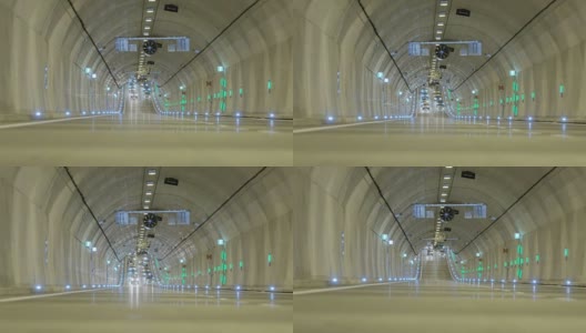 新开通的地下隧道高清在线视频素材下载