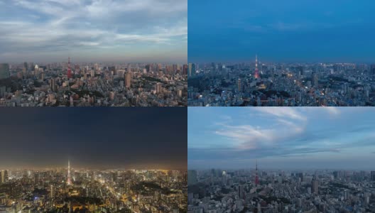东京的风景将会从晚上开始高清在线视频素材下载