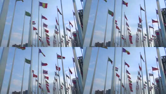 flags of the world高清在线视频素材下载