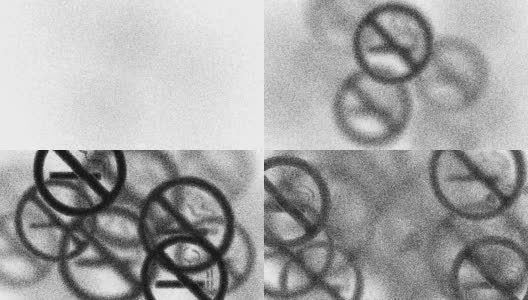 禁止吸烟:白色后背-(过渡)高清在线视频素材下载