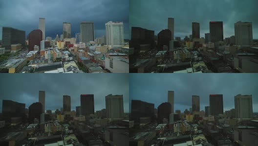 新奥尔良，路易斯安那州:暴风雨期间高清在线视频素材下载