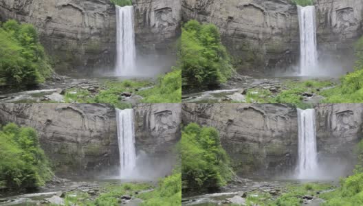 陶汉诺克瀑布纽约高清在线视频素材下载
