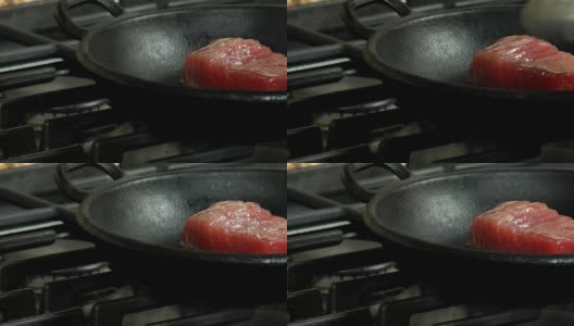 HD烤Ahi金枪鱼高清在线视频素材下载