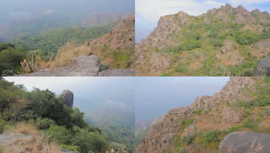阿拉瓦里山的全景。印度。拉贾斯坦邦。高清在线视频素材下载
