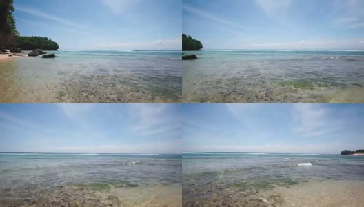 热带印度洋海景风景-印度尼西亚巴厘岛高清在线视频素材下载